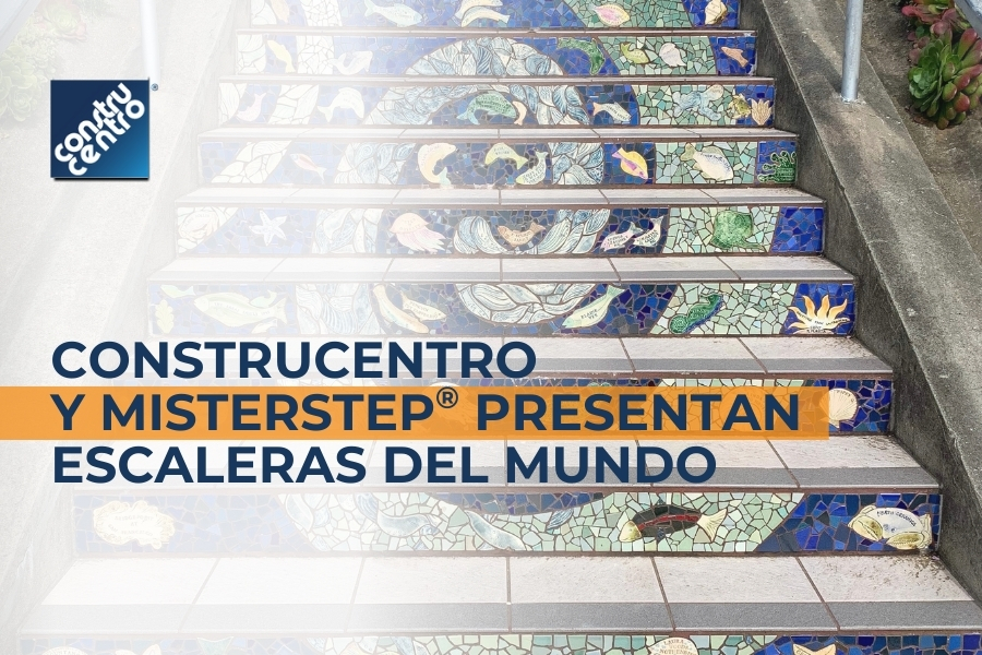 Construcentro y MISTERSTEP presentan las escaleras famosas del mundo.