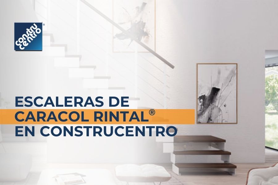 Escaleras de caracol Rintal, de venta exclusiva en Construcentro