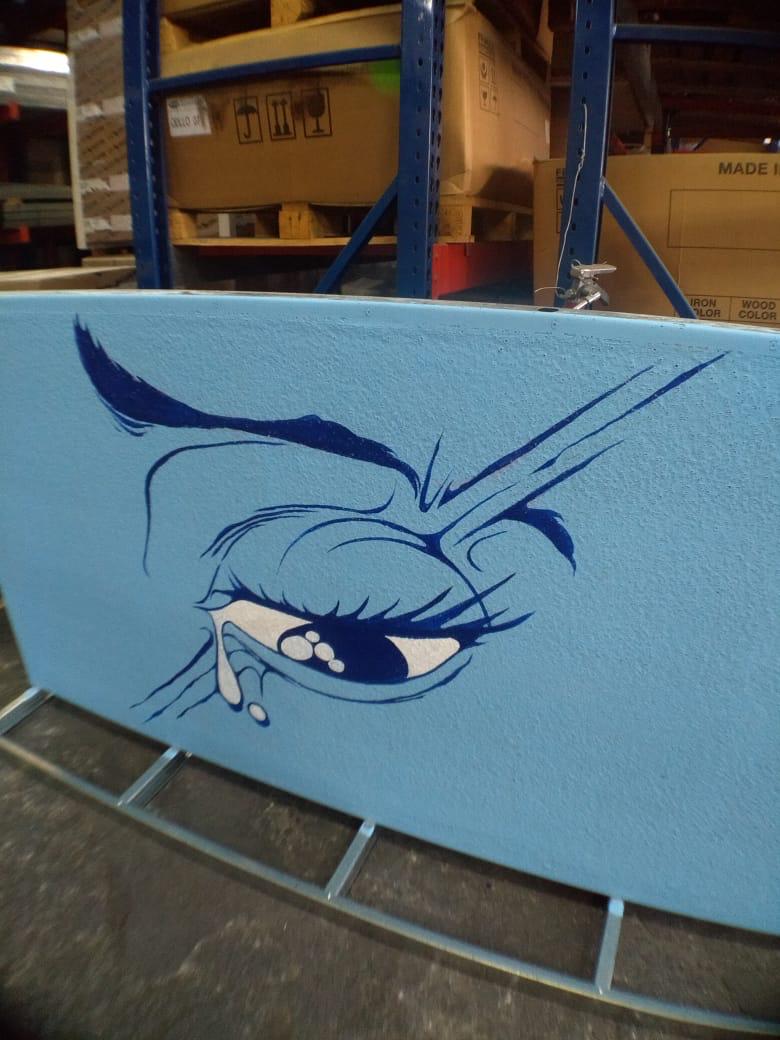 muestra del mural itinerante sobre Derechos Humanos