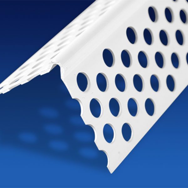 Esquinero recto de plástico