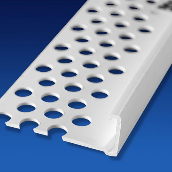 Reborde “L” plástico para tableros de 1/2”