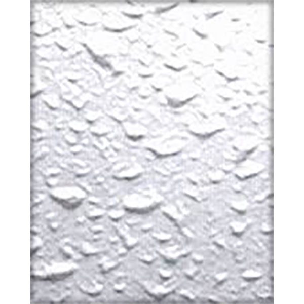 Plafón texturizado Polar | Orilla cuadrada