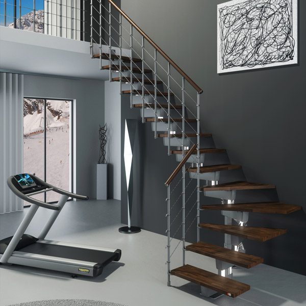 Escalera Tech con LEDS